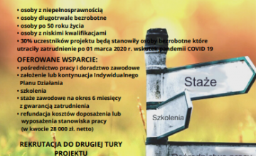 Trwa nabór wniosków na staż 